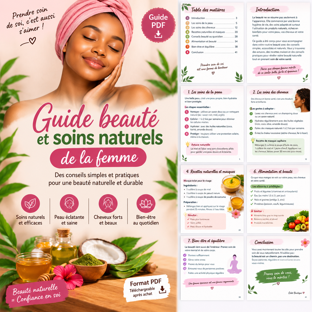 Guide de beauté et soins naturel de la femme