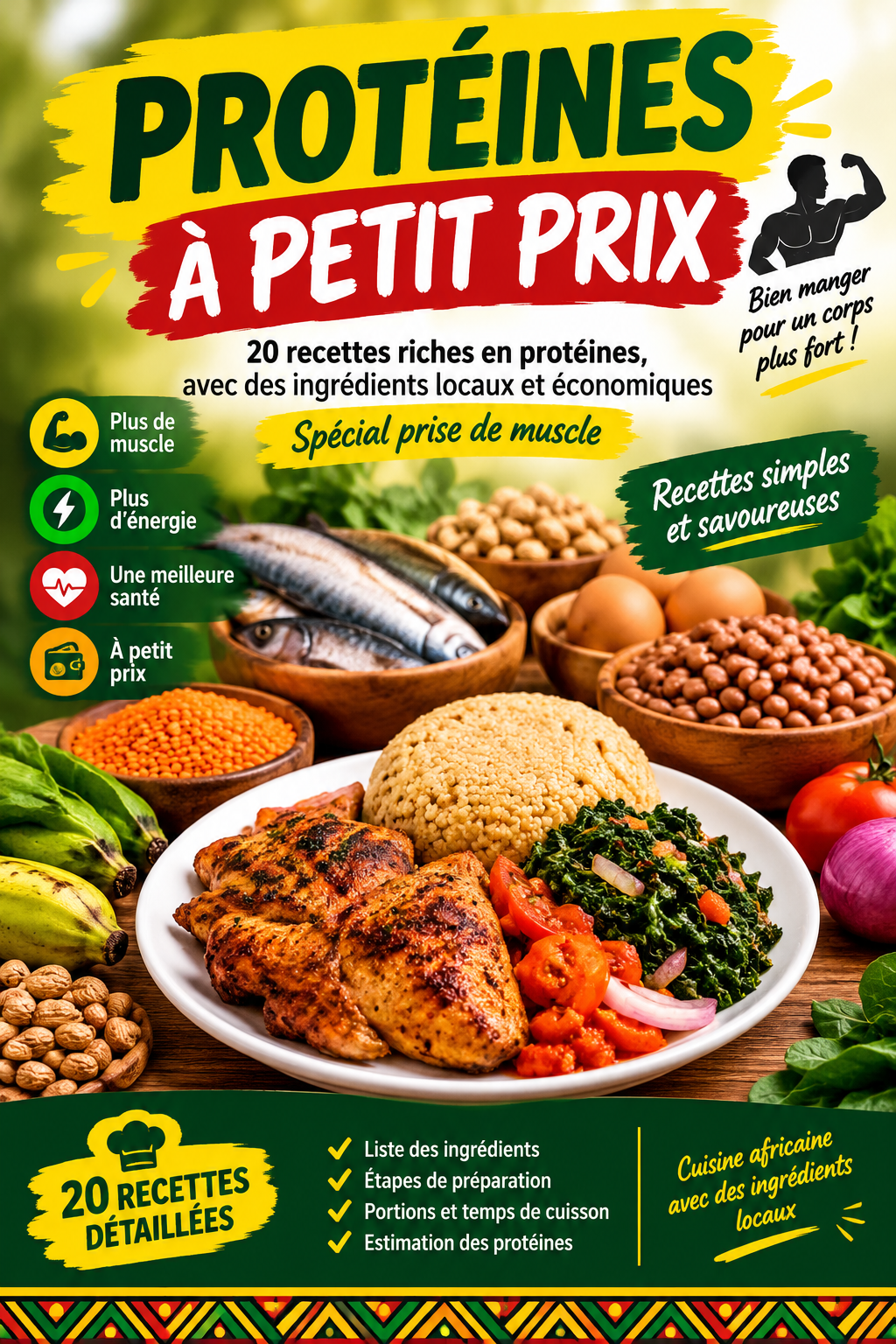 PROTÉINES À PETIT PRIX — 20 recettes africaines économiques