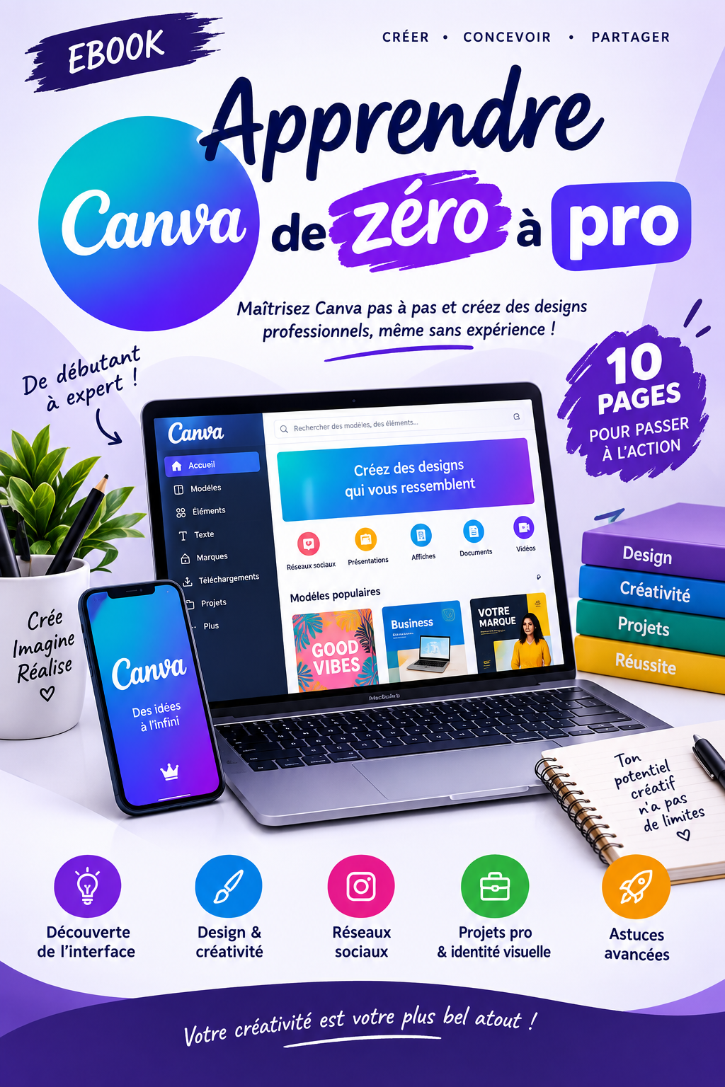 "Apprendre Canva de zéro à pro"