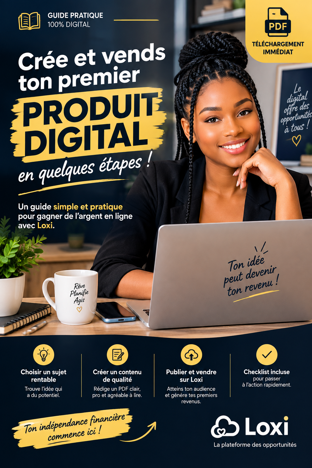 Guide complet : créé et vends ton produit digital sur lokci