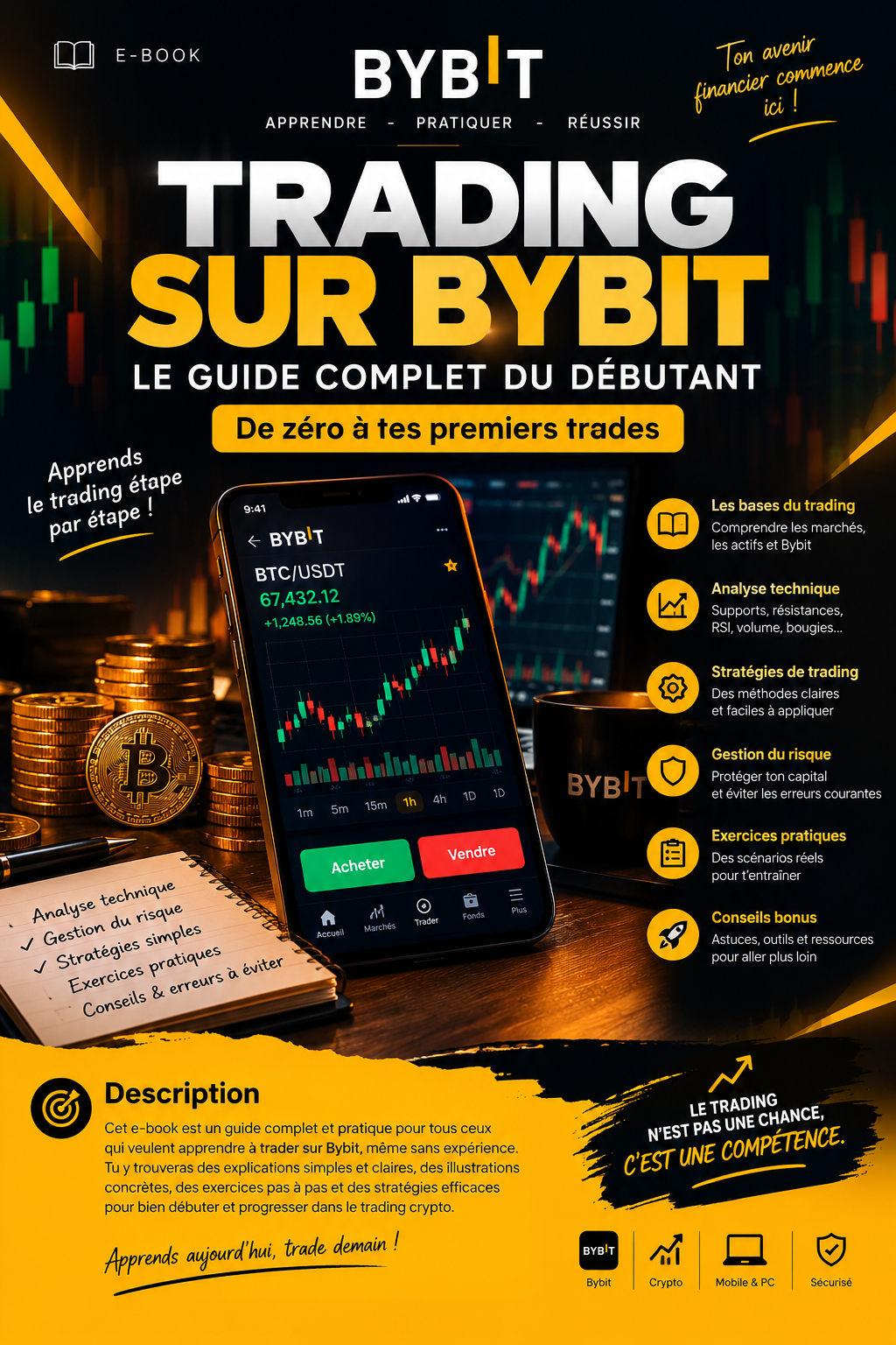 Trading Crypto pour Débutants : Comprendre, Analyser, Progresser