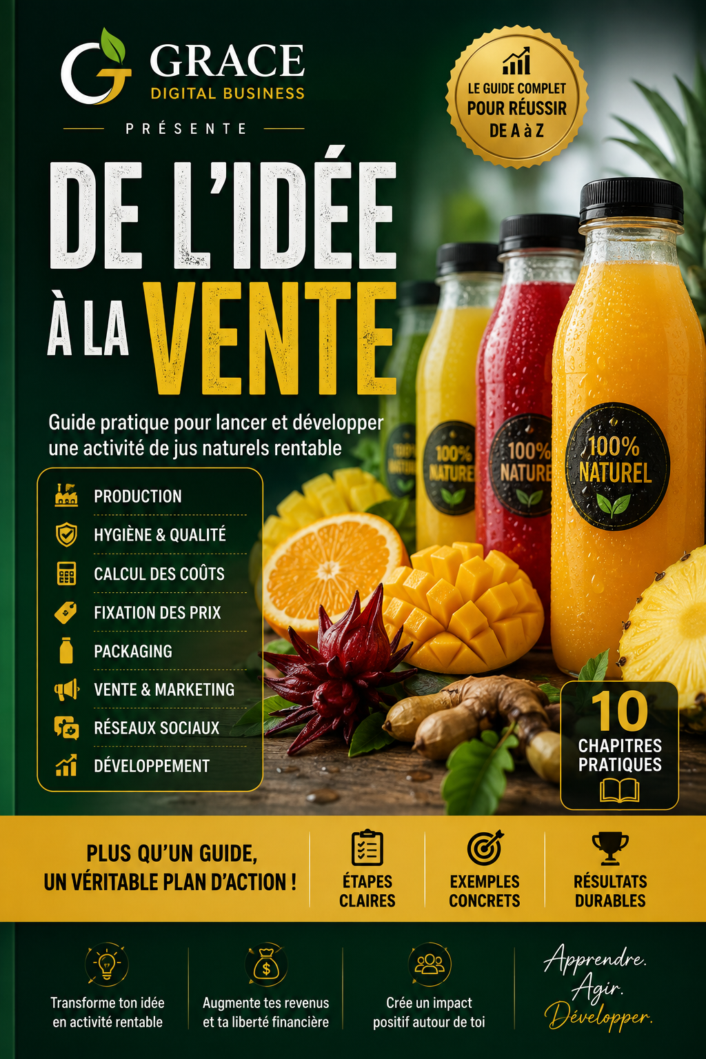 DE L'IDÉE À LA VENTE