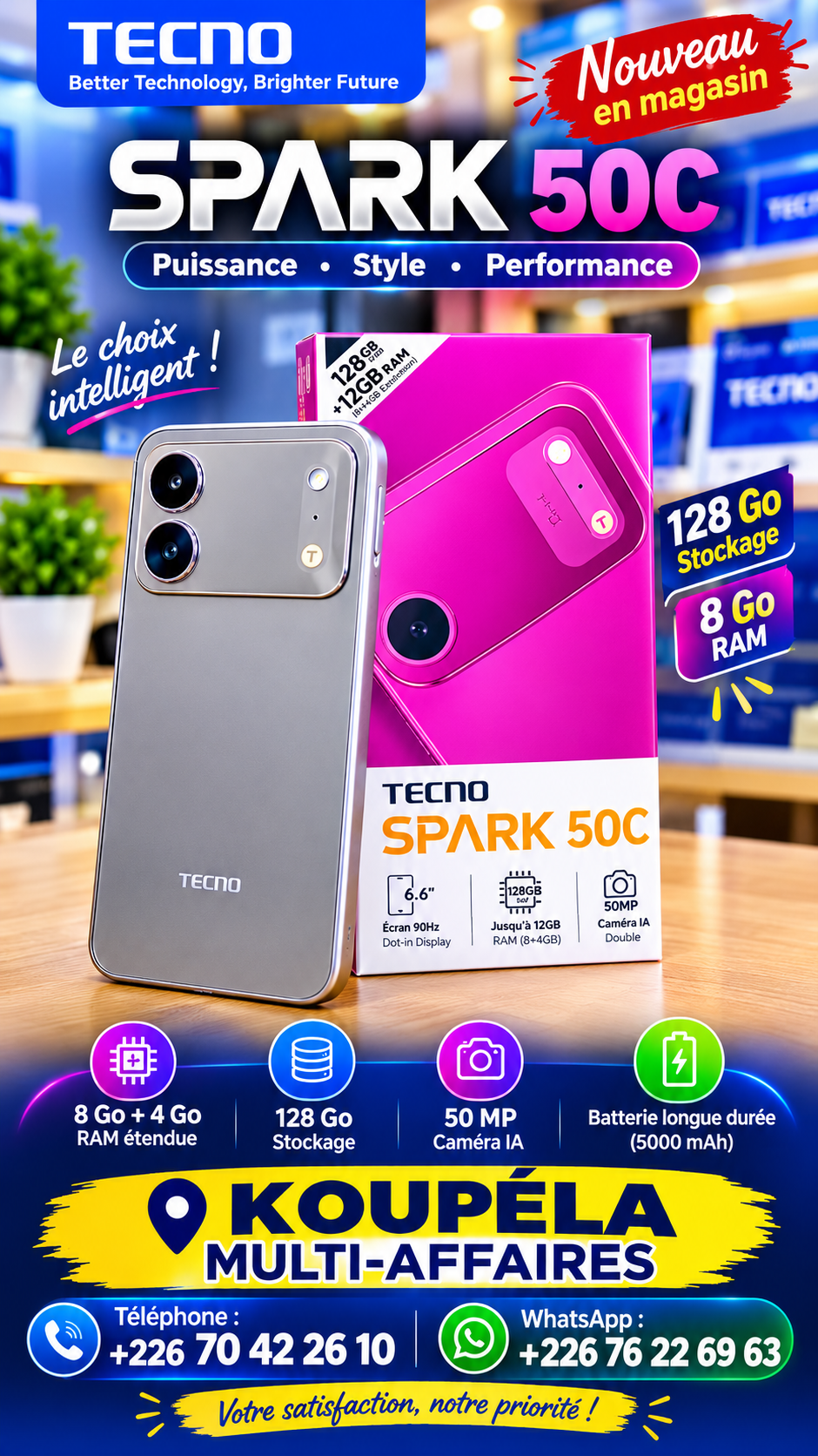 TECNO SPARK 50C