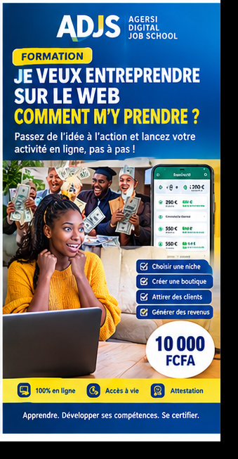 JE VEUX ENTREPRENDRE SUR LE WEB COMMENT M’Y PRENDRE