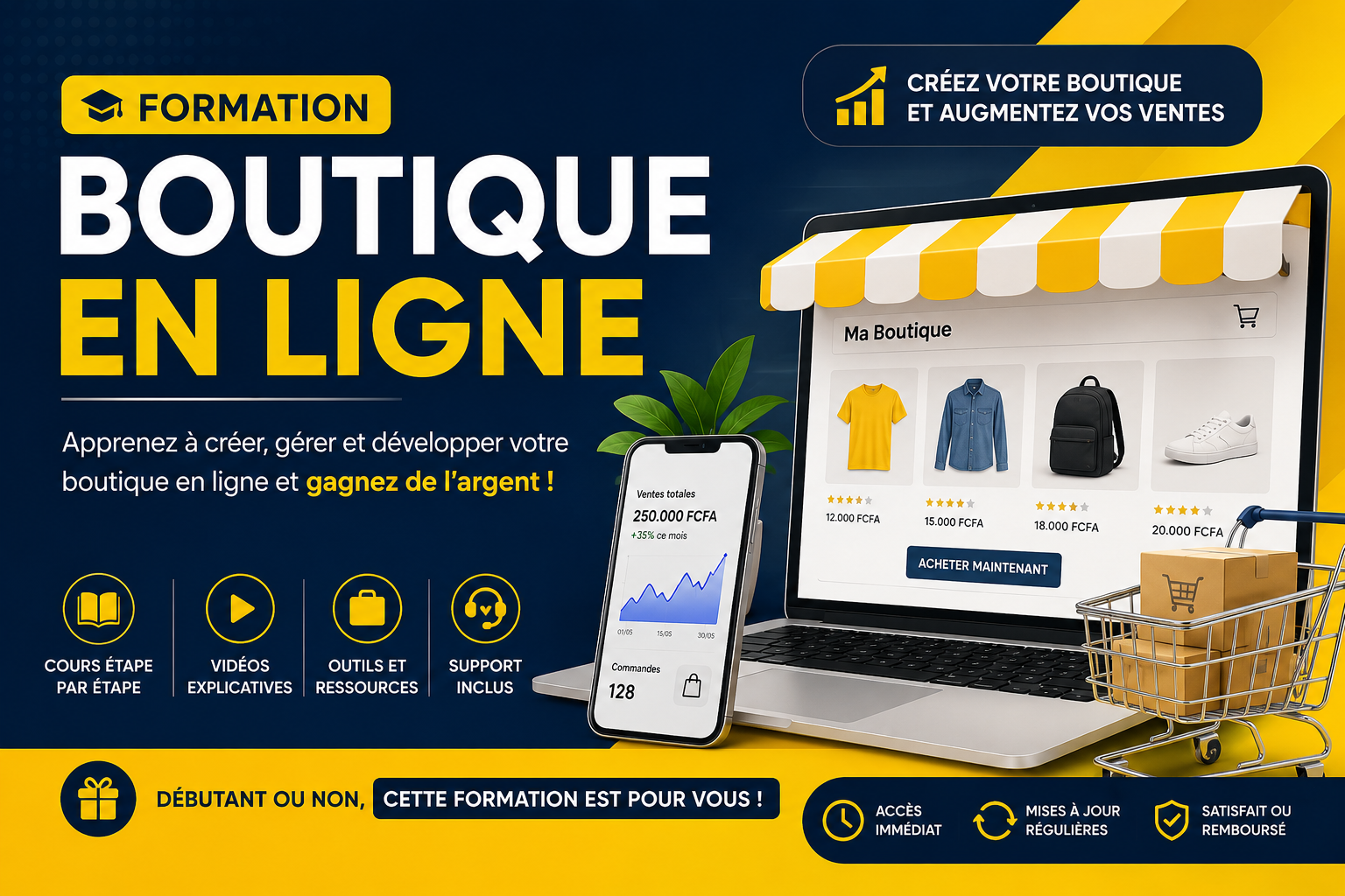 Formation Boutique en Ligne