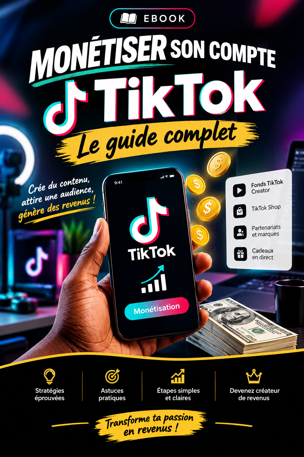 Monétiser son compte TikTok : le guide complet.