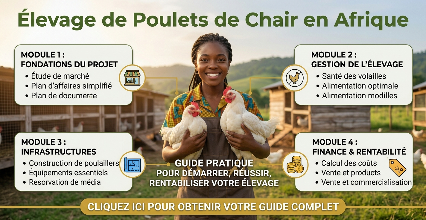 ✅ Poulets de Chair en Afrique : Le Guide Pour Créer un Élevage Rentable