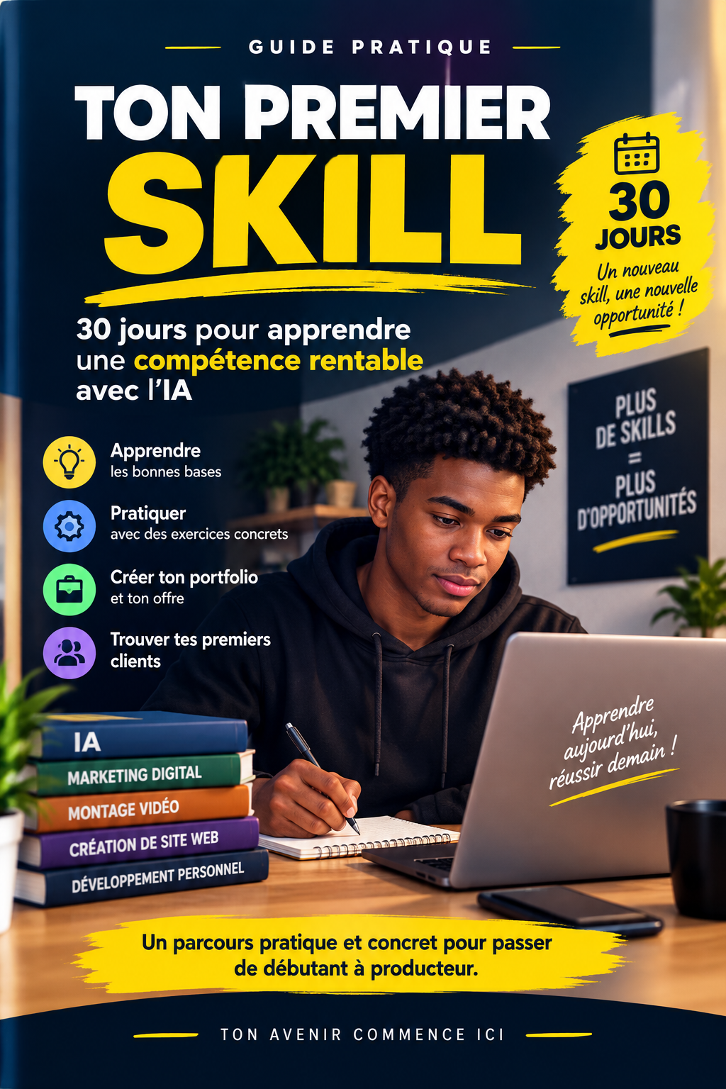 TON PREMIER SKILL — 30 jours pour apprendre une compétence rentable avec l’IA