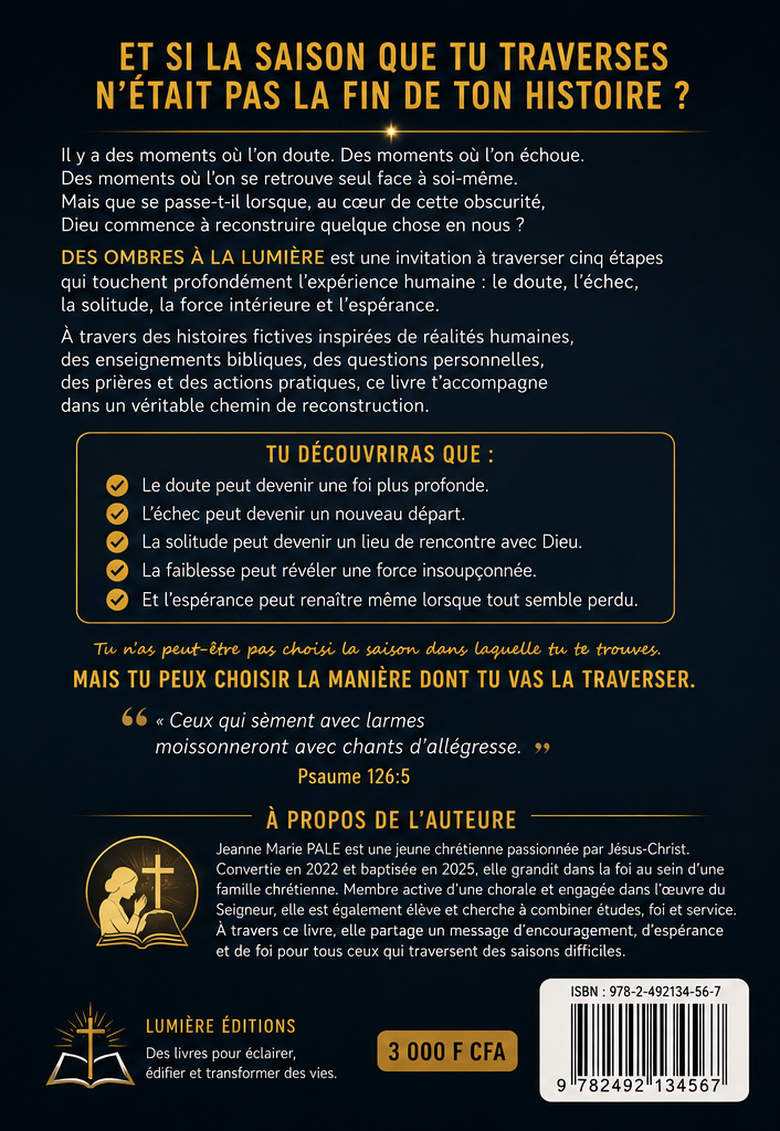 Des ombres à la lumière : le chemin du doute à l'espérance