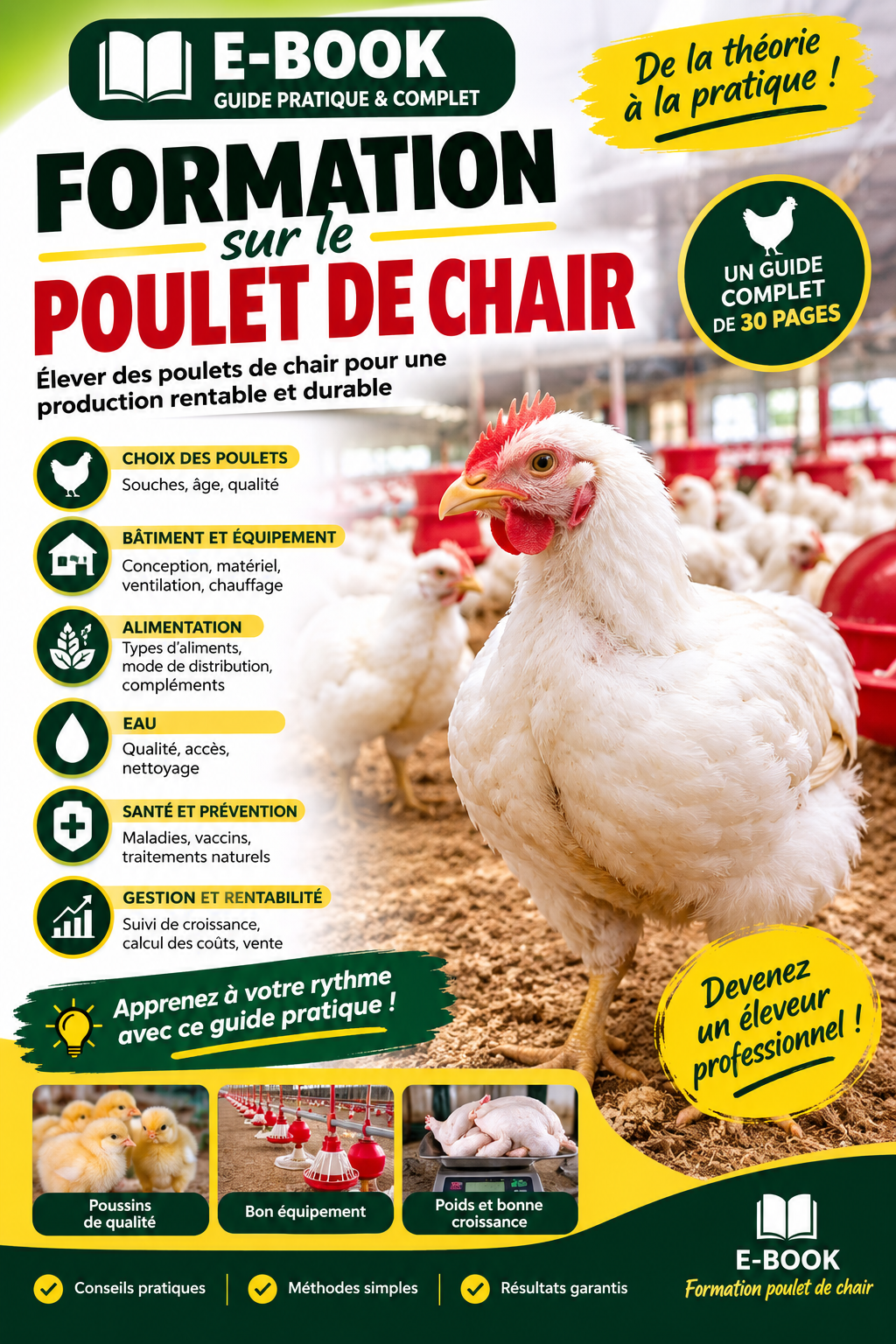 Guide pour l’élevage de poulet de chair