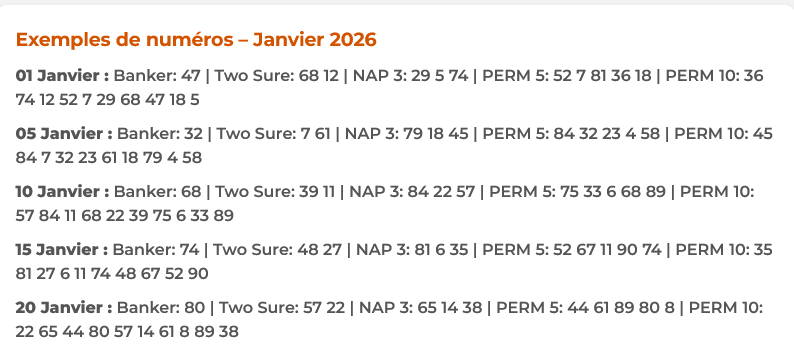 LOTO 2026 Vs 1