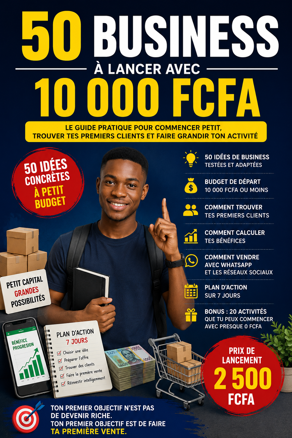 50 Business à lancer avec 10 000 FCFA