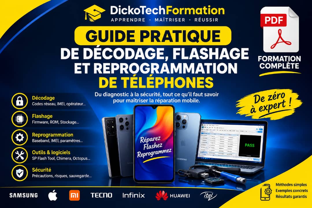 guide pratique de décodage, flashage et reprogrammation de téléphones