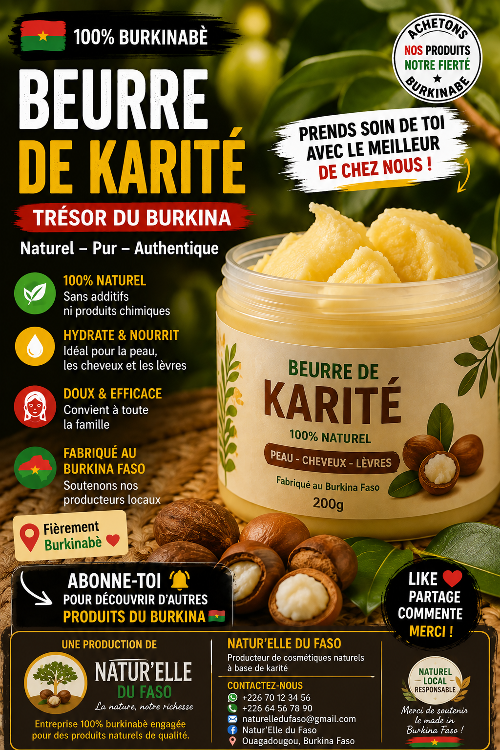 Produits naturels du Burkina Faso