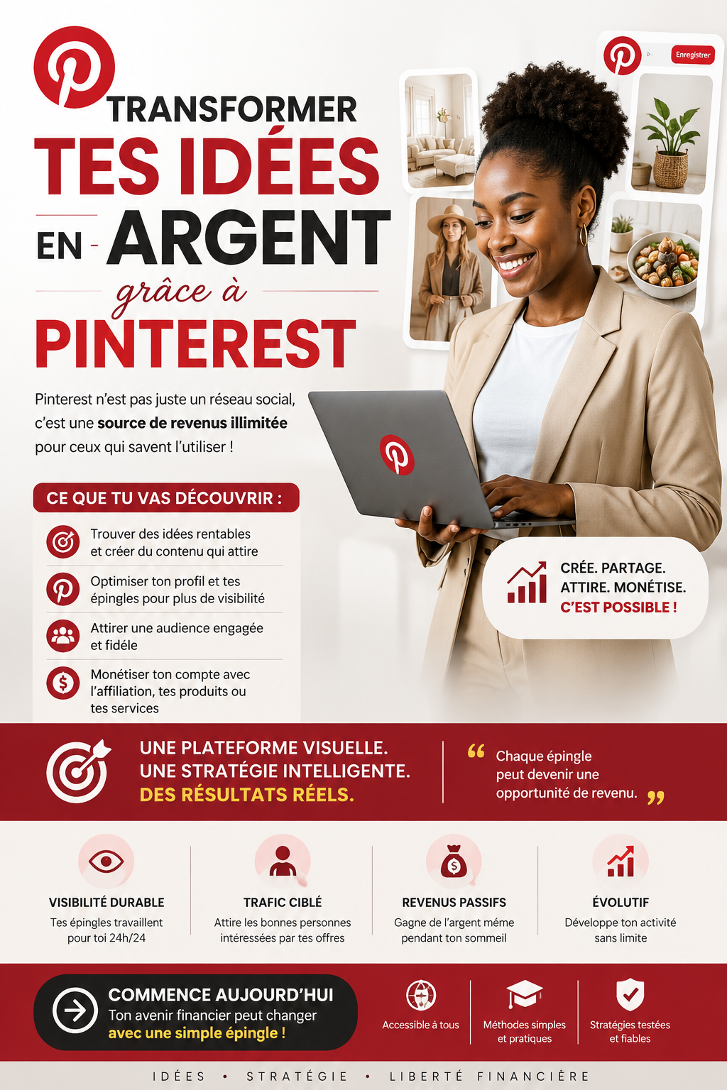Transformer tes idées en argent grâce à Pinterest