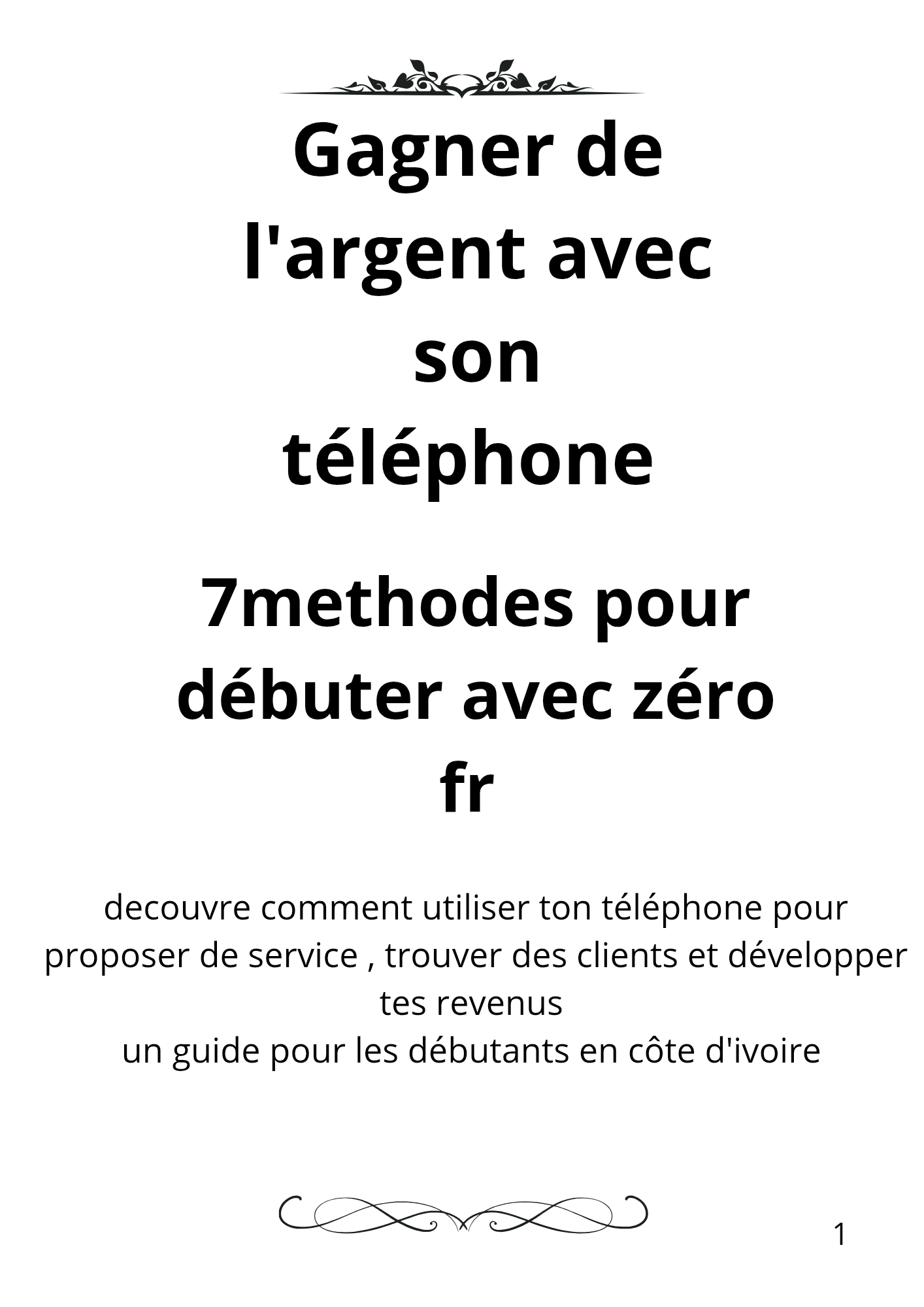 Gagner de l'argent avec son téléphone