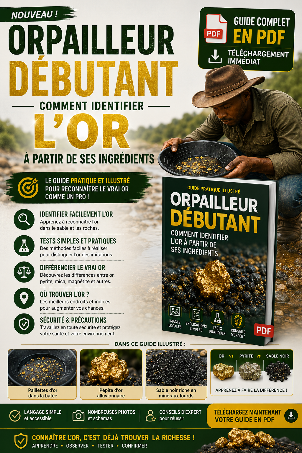 Guide de l'orpailleur débutant