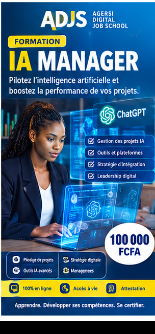 FORMATION CERTIFIANTE POUR DEVENIR IA MANAGER
