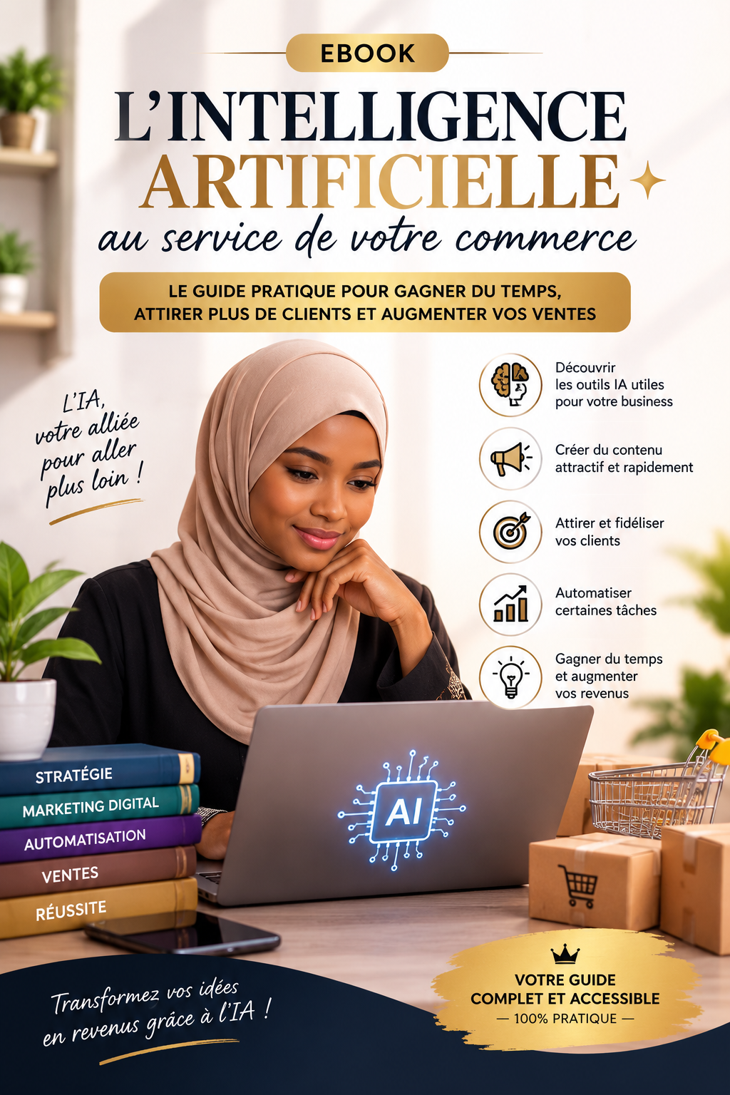 Ebook IA pour développer son commerce