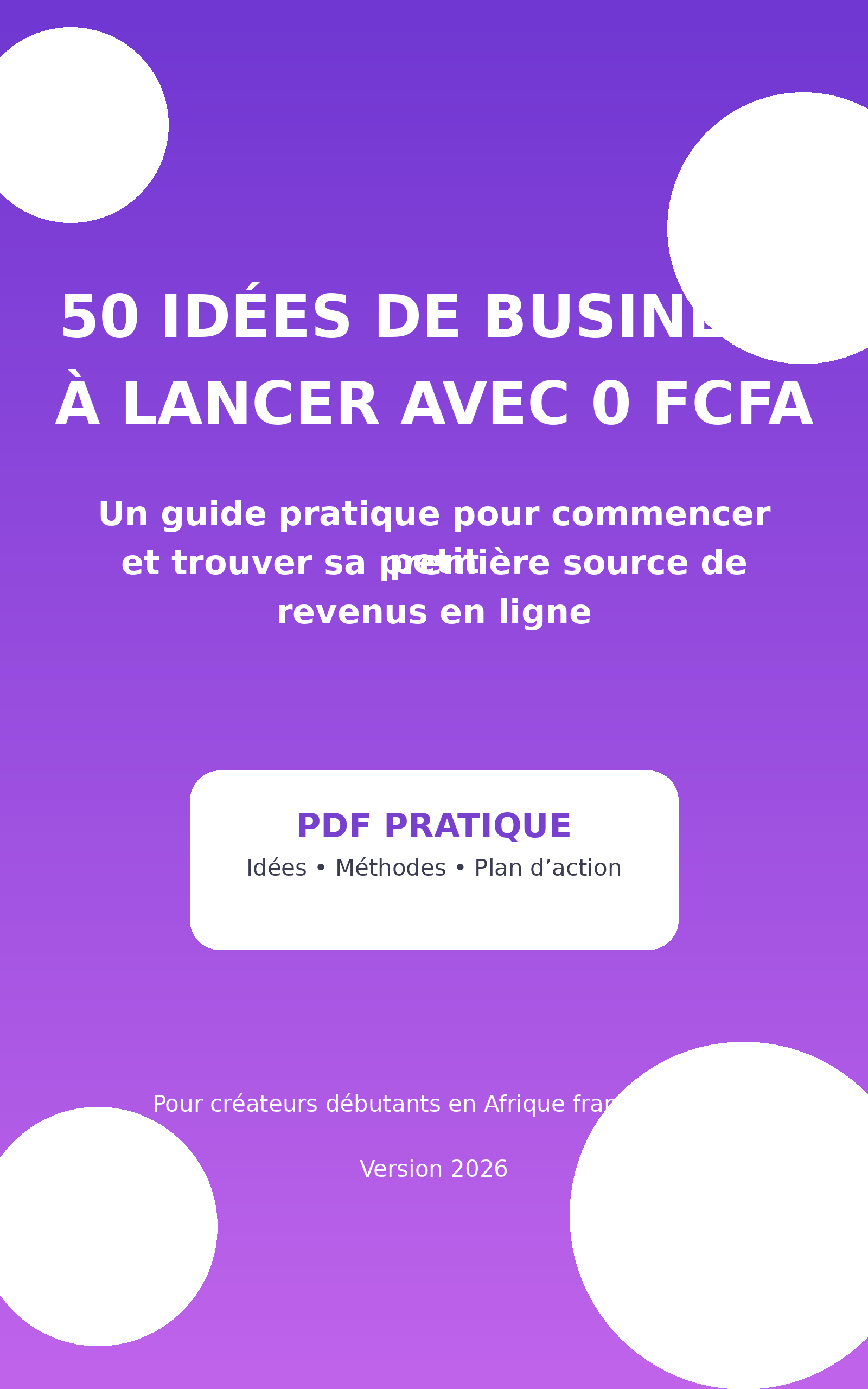 50 idées de business à lancer avec 0 FCFA en Afrique