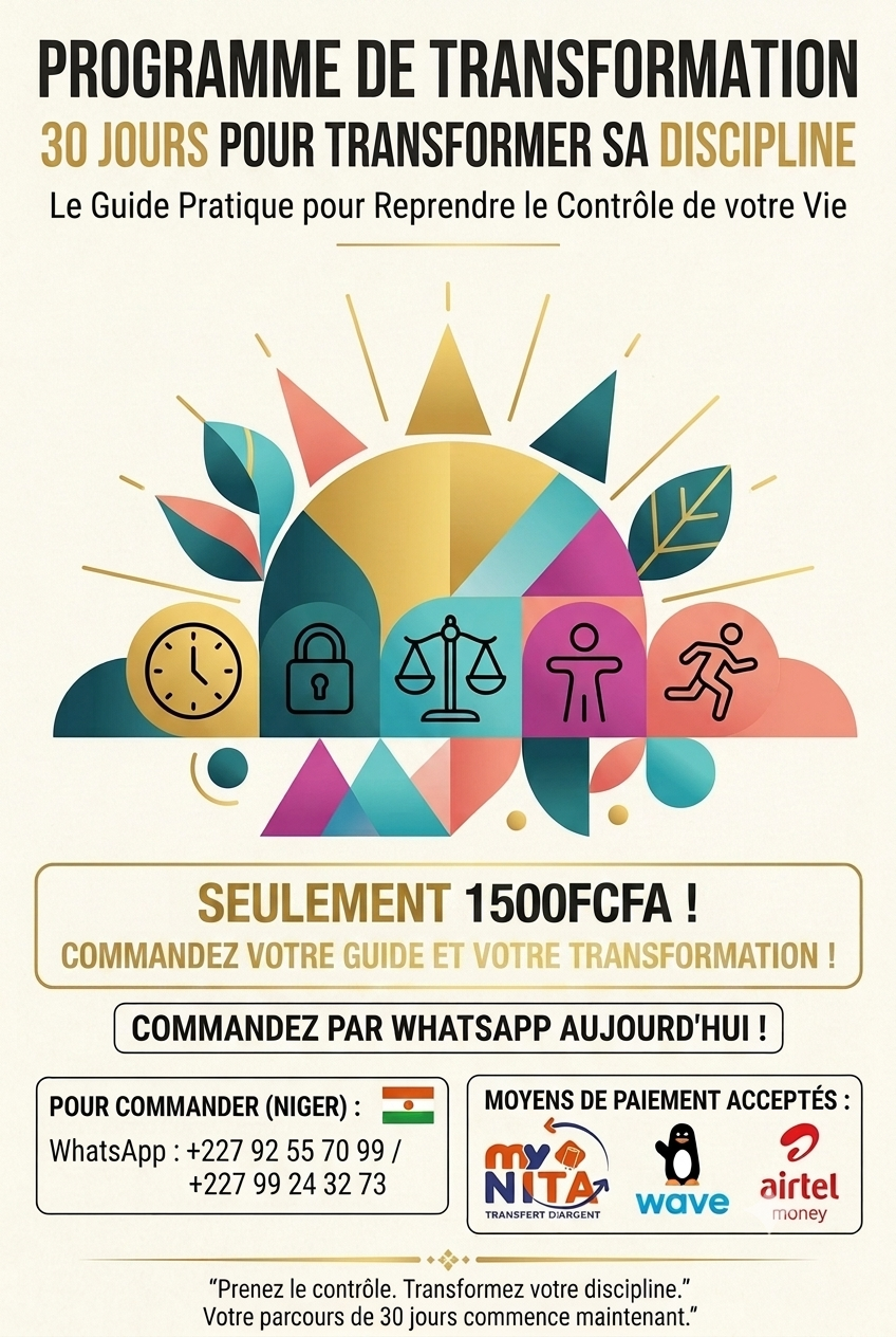 30 JOURS POUR TRANSFORMER VOTRE DISCIPLINE