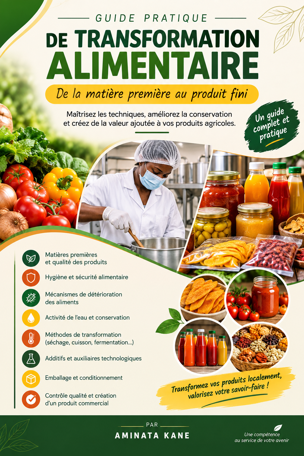 Guide pratique de la transformation alimentaire  de la matière première au produit fini