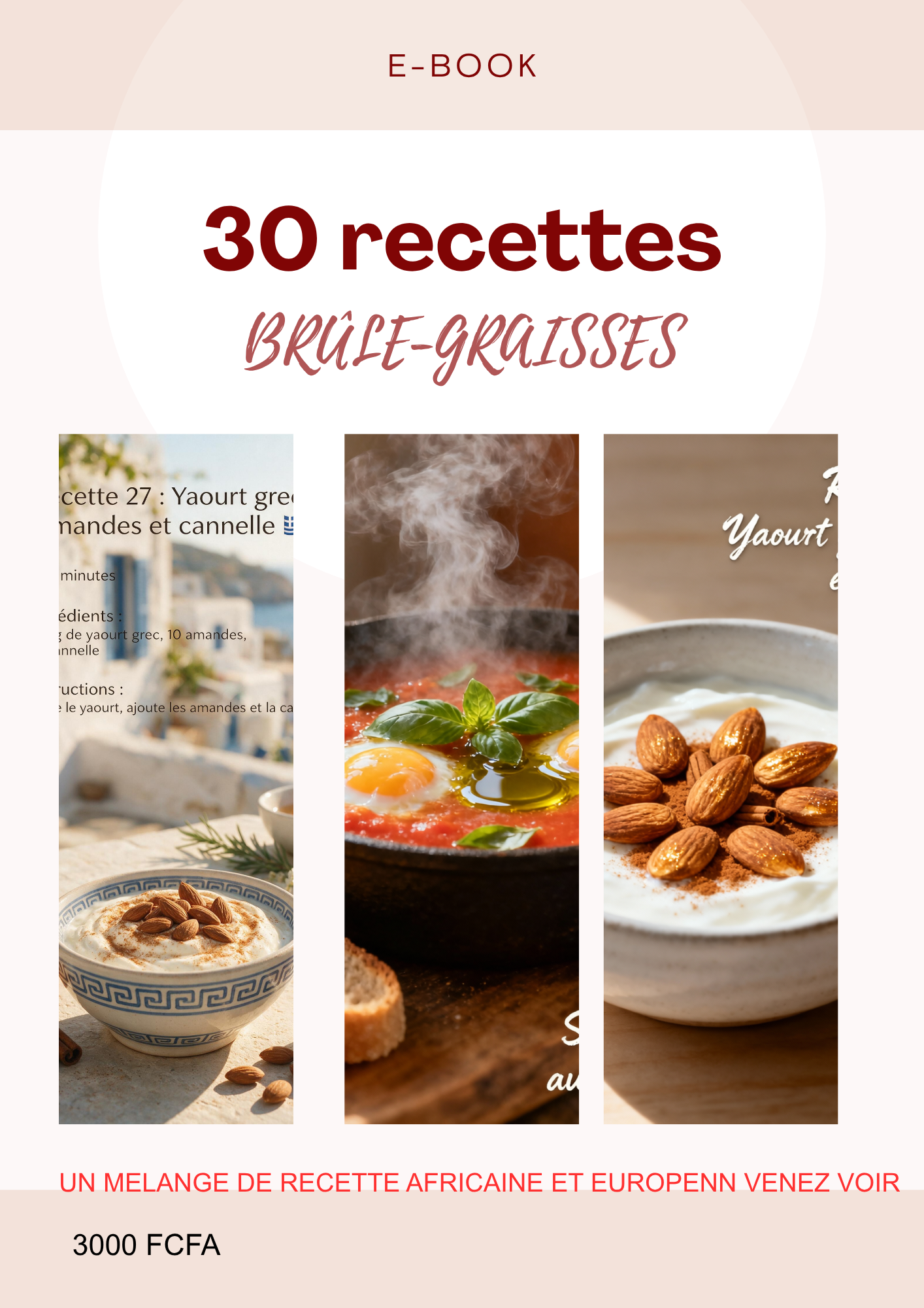 EBOOK  « SAVEURS MINCEUR » 30 recettes brûle-graisses express d'Afrique et d'Europe