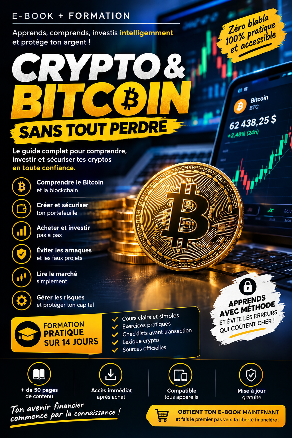 CRYPTO & BITCOIN SANS TOUT PERDRE