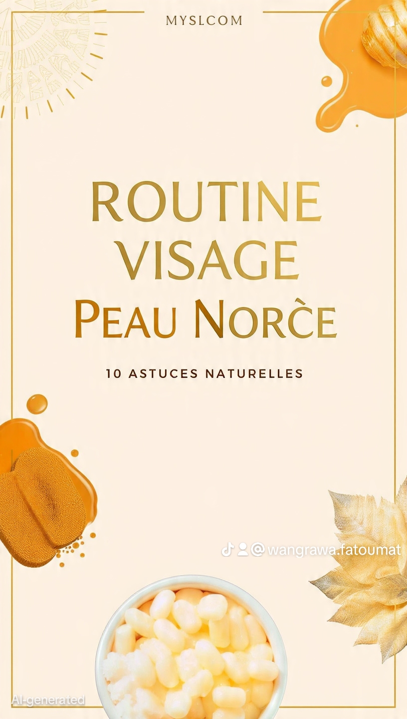 Routine visage peau noire