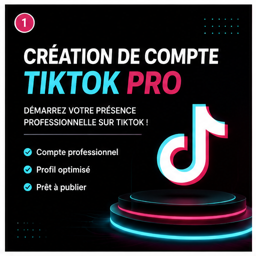 Création Compte Tiktok Monétisable