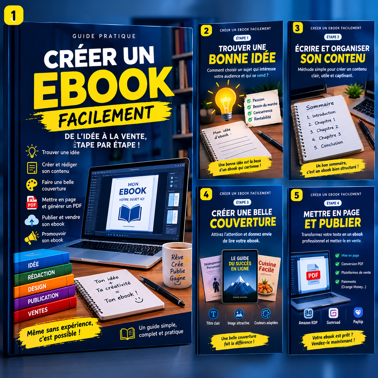 Apprendre à crée un ebook facilement