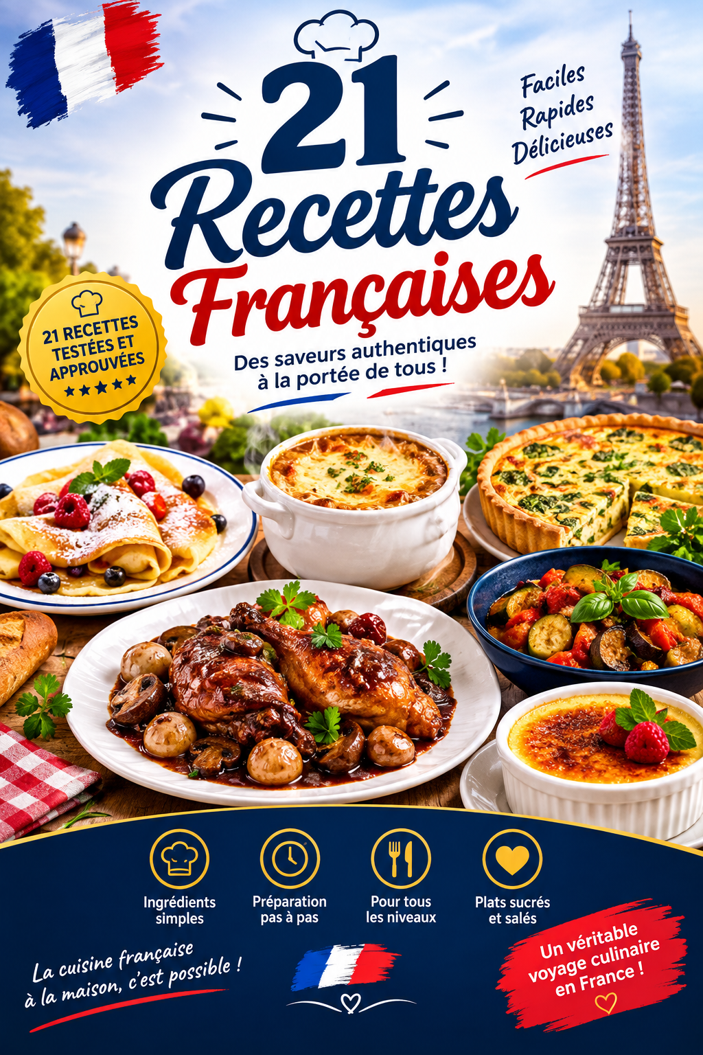 21 RECETTES FRANÇAISES